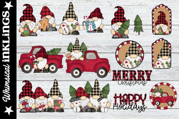 Buffalo Plaid Christmas Gnome Clipart: Branding Review