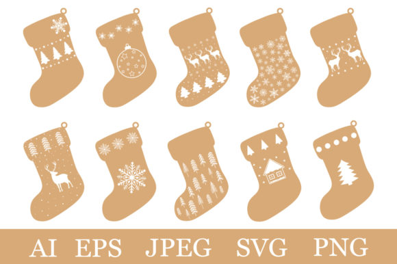 Christmas Stocking Gift Tags: Crafts & Design