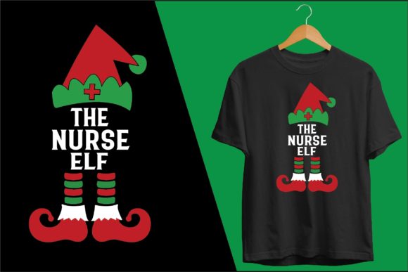 Christmas SVG Nurse Tee: T-Shirt Designs