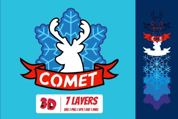 Comet 3D Layered SVG: A Christmas Seller's Review
