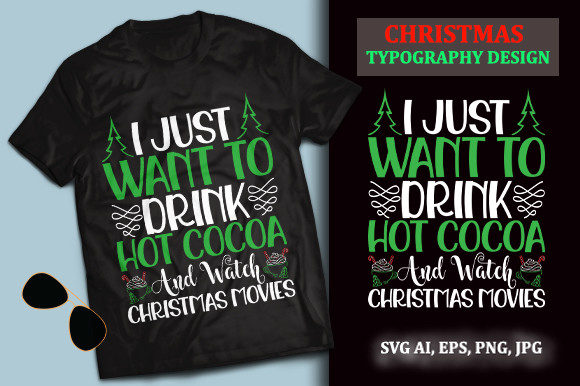 Cozy Print Templates: I Just Want to Drink Hot Cocoa and Watch