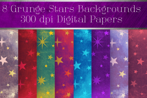 Grunge Starry Background Wallpaper Set for Bold Backgrounds
