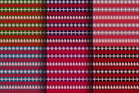 Knitting Christmas Pattern Background Review