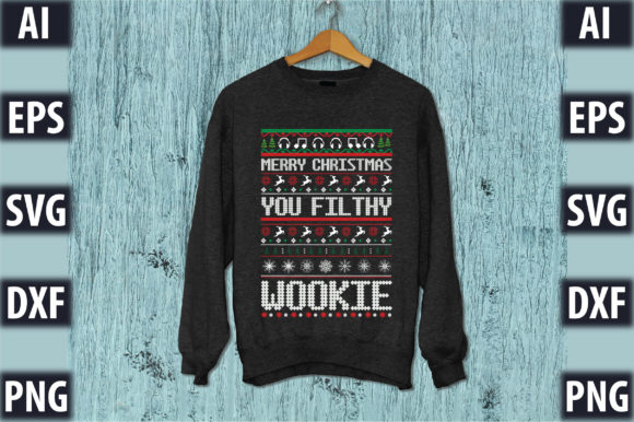 Merry Christmas You Filthy Wookie T-Shirt Designs Review