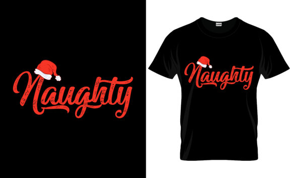 Naughty Christmas Tshirt Design Print Templates Review
