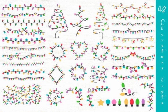 Review: Christmas Lights SVG PNG Vector Bundle