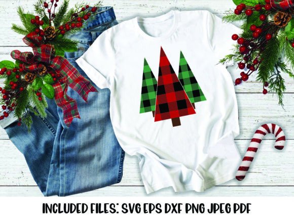 Reviewing the Buffalo Plaid Christmas Trees SVG